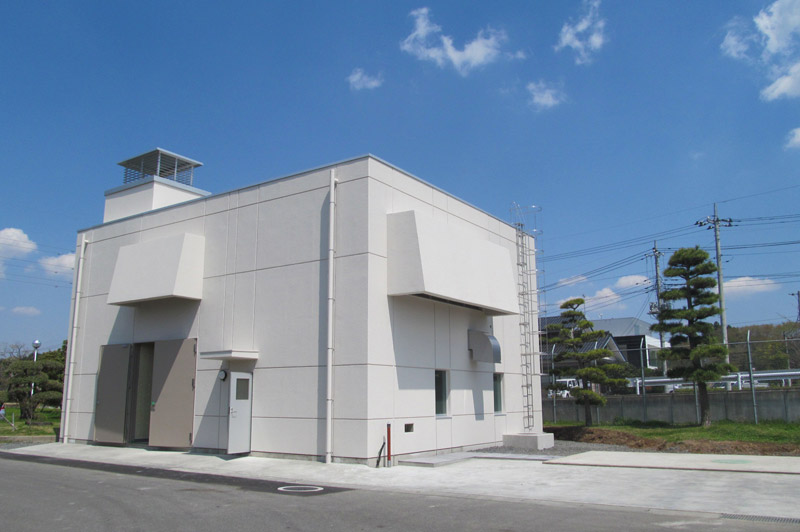 茨城県中央水道事務所発電機棟新築工事